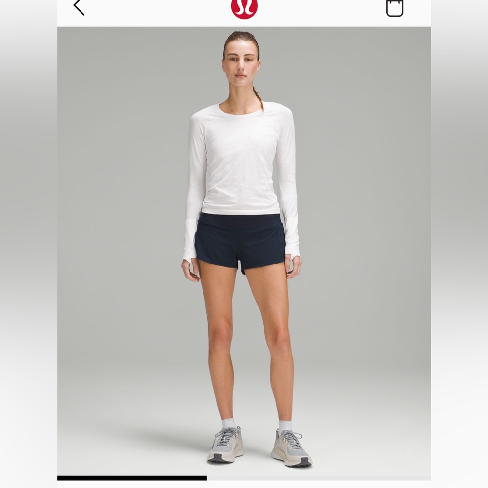Lululemon Speed Up Low Rise Shorts